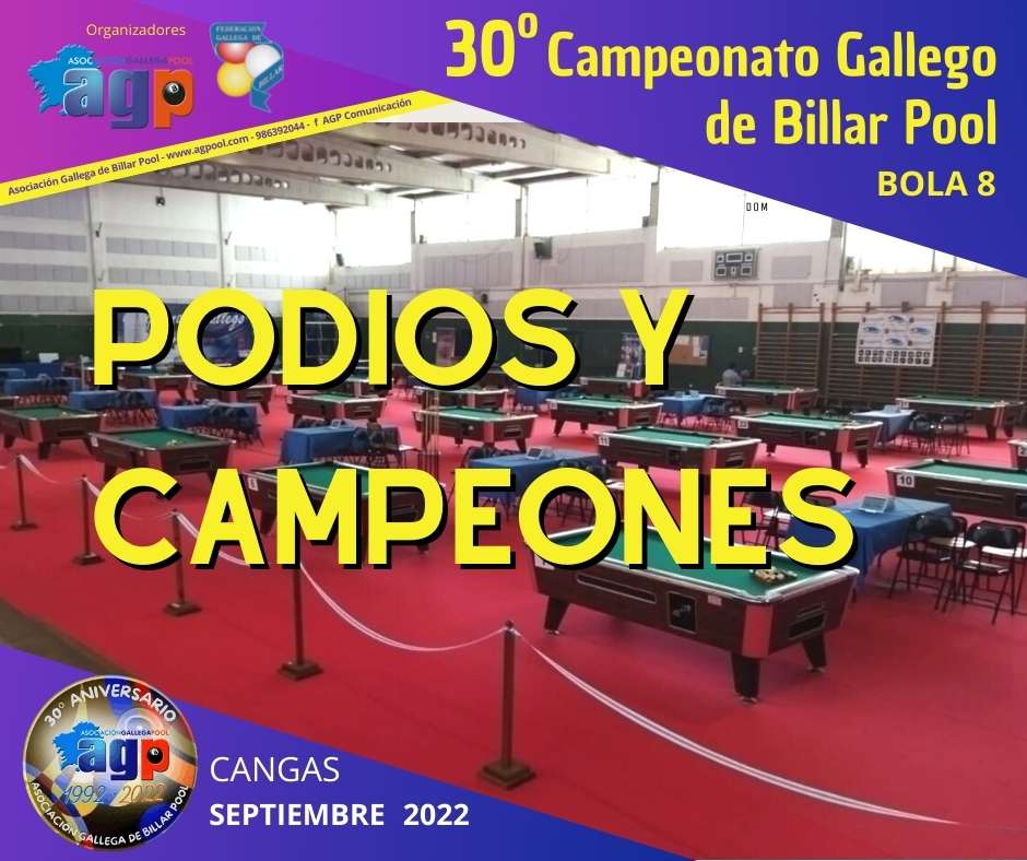Podios y Campeones - 30º Campeonato Gallego AGP